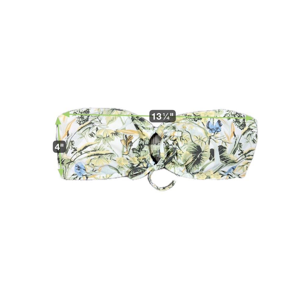 Abercrombie Muted Pastel Butterfly Forest Pattern Bikini - Keyhole & Wrap Detail - Picture 5 of 6